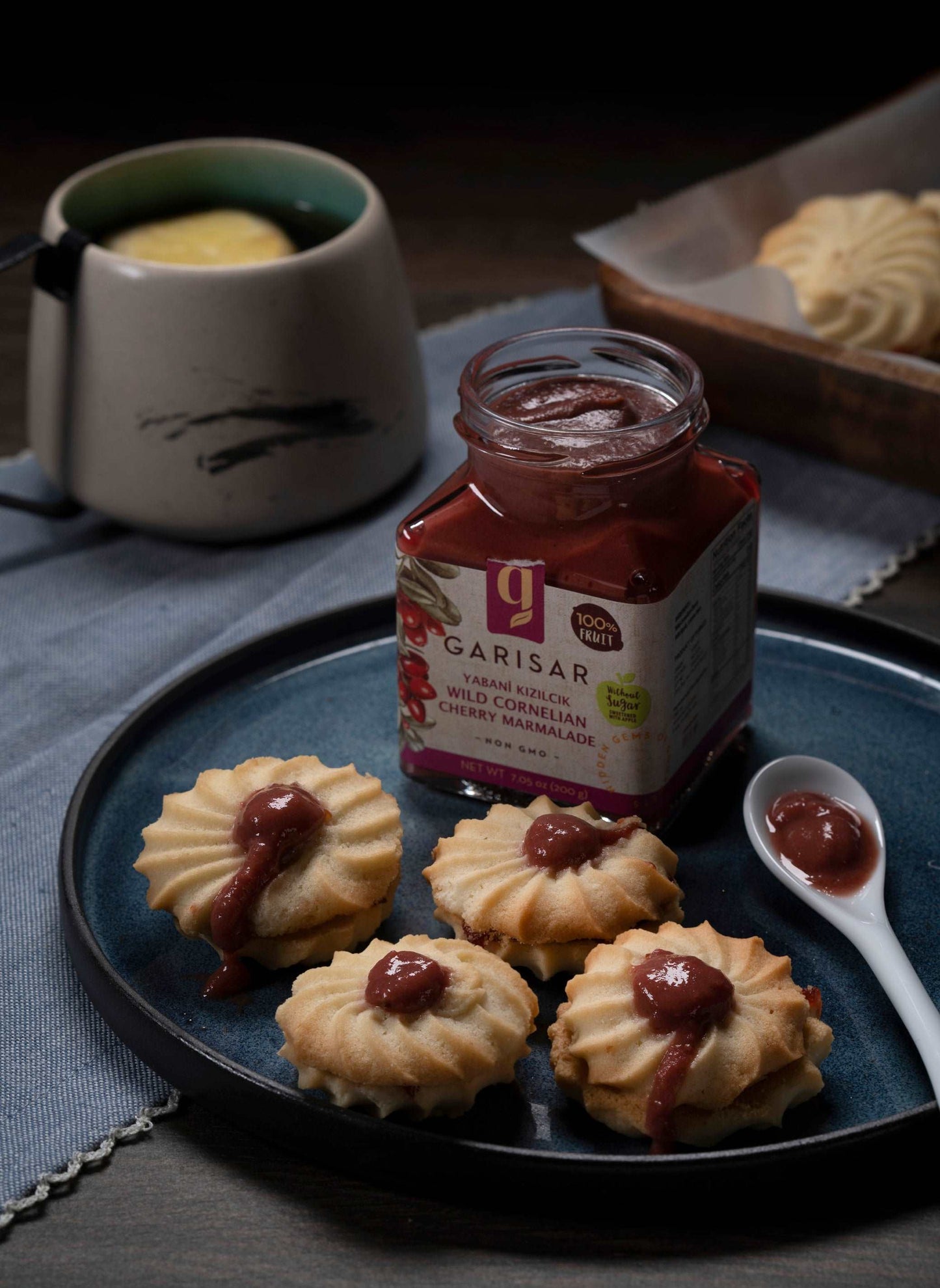 Garisar Wild Cornelian Cherry Marmalade Sugar Free - Garisar