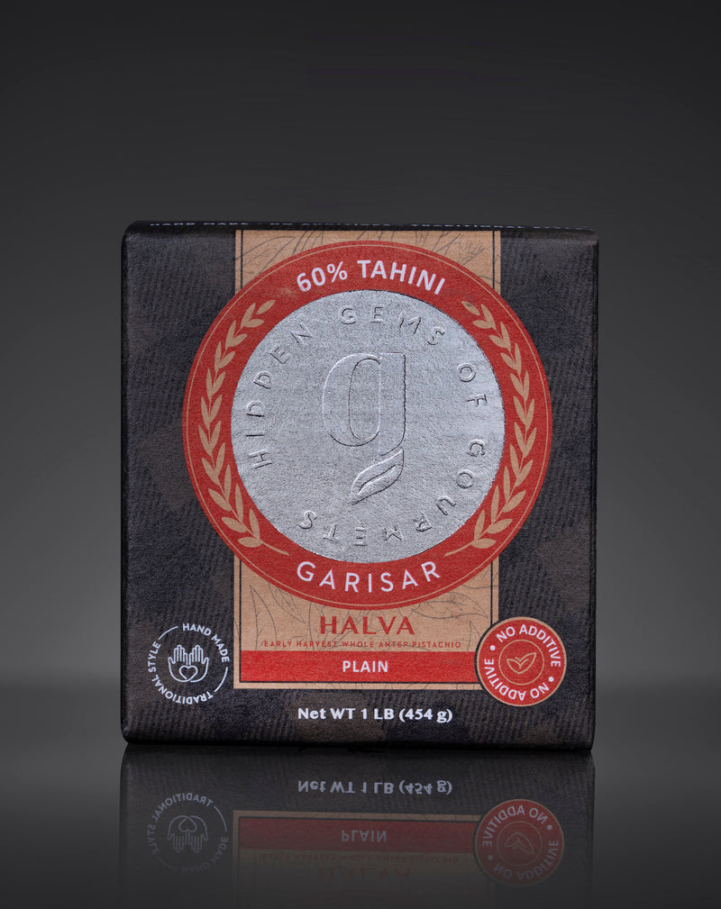 Garisar Garisar Plain Tahini Halva 1 LB (454 gr) Pack of 1