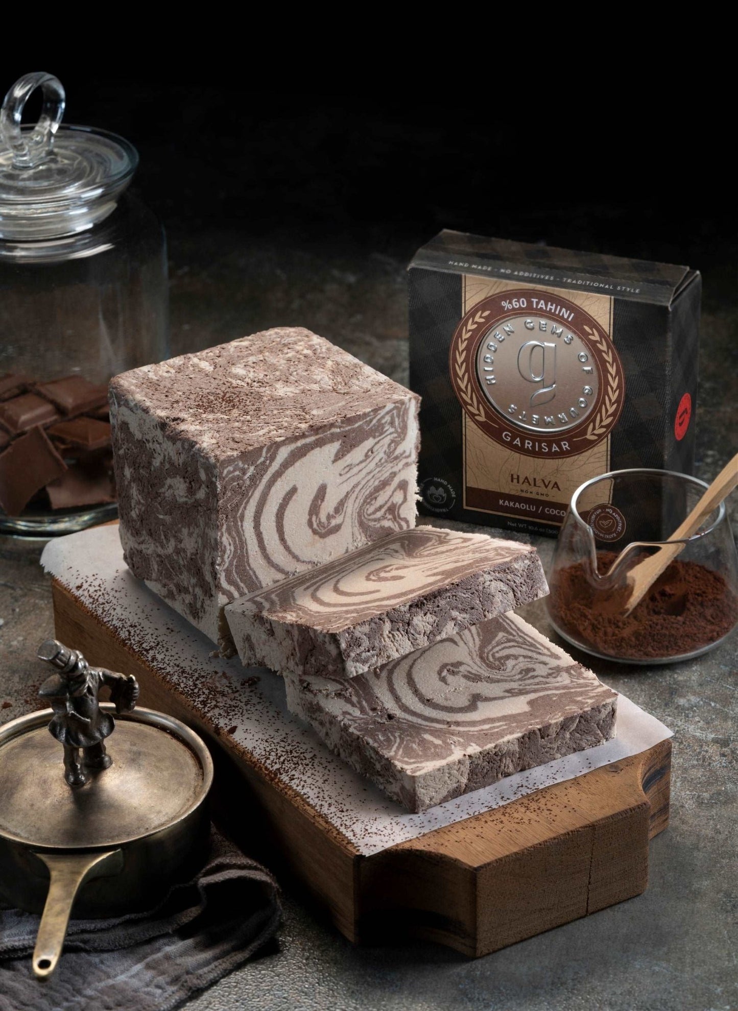 Garisar Garisar Cocoa Tahini Halva