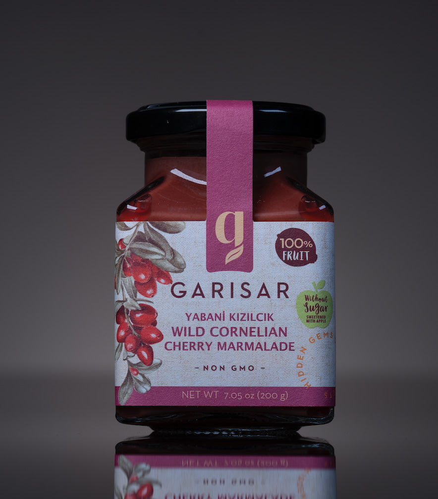 Garisar Wild Cornelian Cherry Marmalade Sugar Free - Garisar