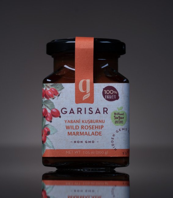 Garisar Wild Rosehip Marmalade – No Sugar: Its Taste Comes from Nature - Garisar