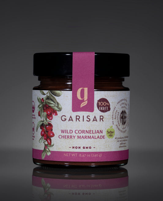 Garisar Wild Cornelian Cherry Marmalade Sugar Free - Garisar 9.87 oz (280 gr) Pack of 1